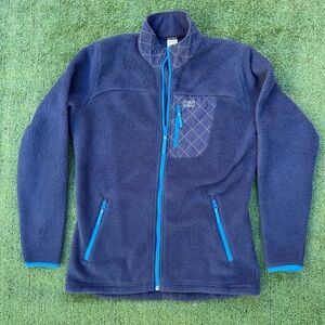 Helly Hansen Navy Fleece Jacket, Size Large